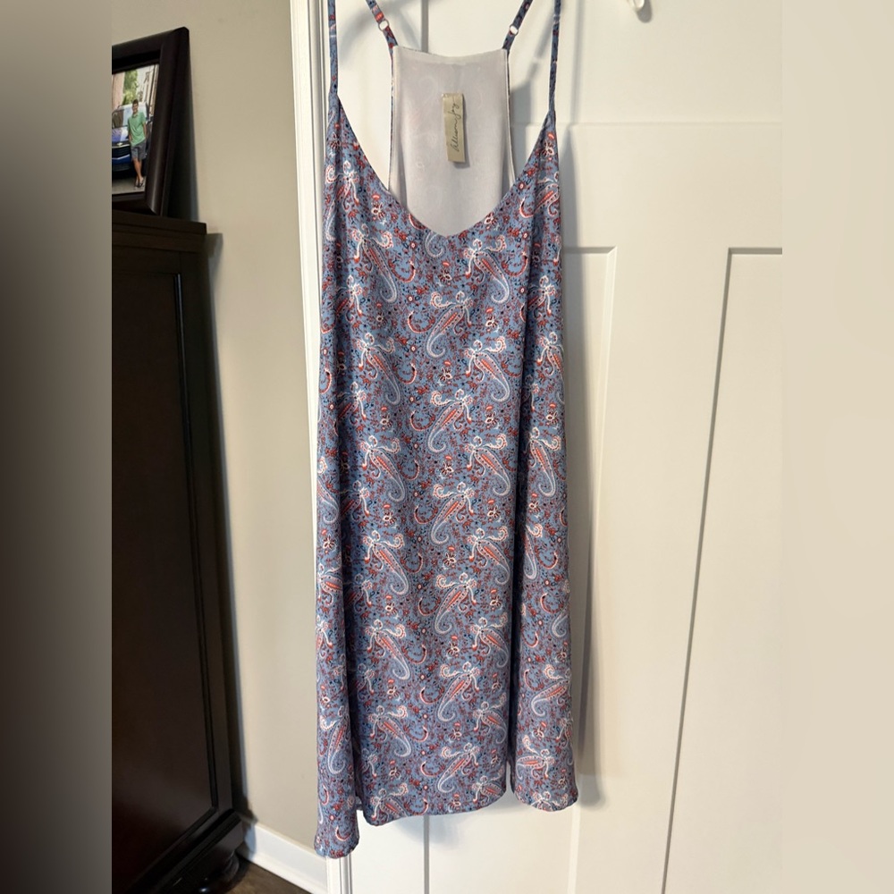 Paisley Print Women's Summer Dress